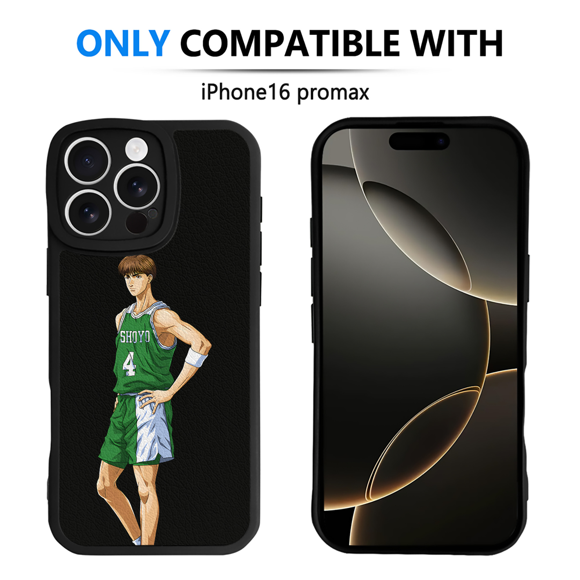 （画像用） SLAM DUNK／スラムダンク 【iPhone 16シリーズ対応】シリコンスマホケース（レザー調） 材質：シリコン